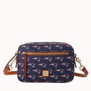 NWT Dooney & Bourke New England Patriots Camera Zip Crossbody Bag Orig $258